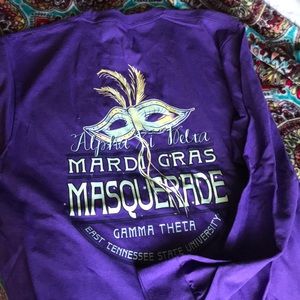 Alpha Xi Delta Mardi Gras shirt
